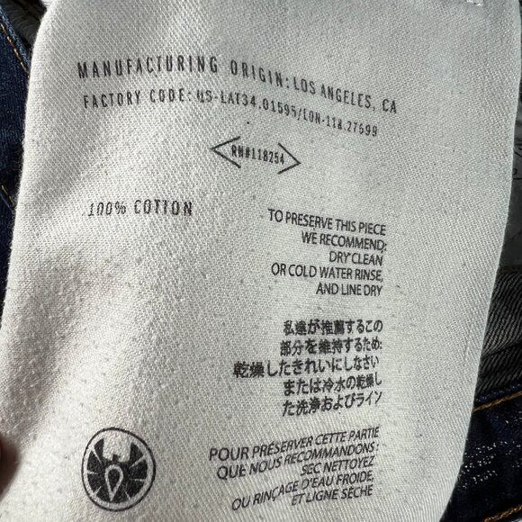 Apolis Global Citizen Red Line Selvedge Jeans Men's 30x33* Straight Denim Tag 30 - Picture 8 of 16